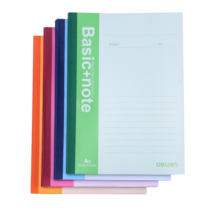 得力deli7650笔记本A5软面抄日记本记事本练习本 30页笔记本