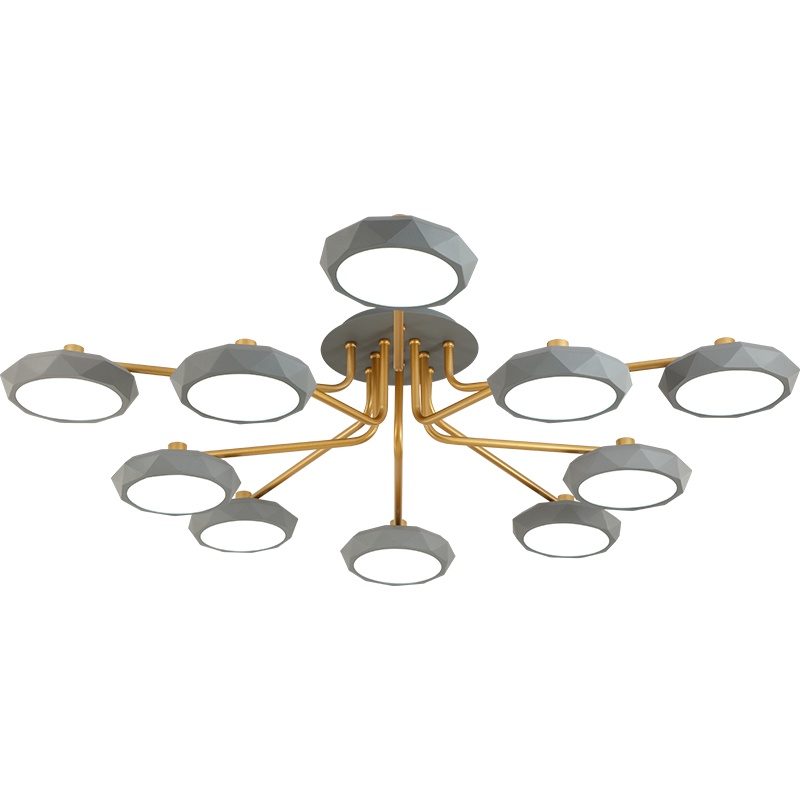 灯稀 现代简约客厅灯大气LED书房灯卧室吸顶灯创意个性艺术餐厅灯具