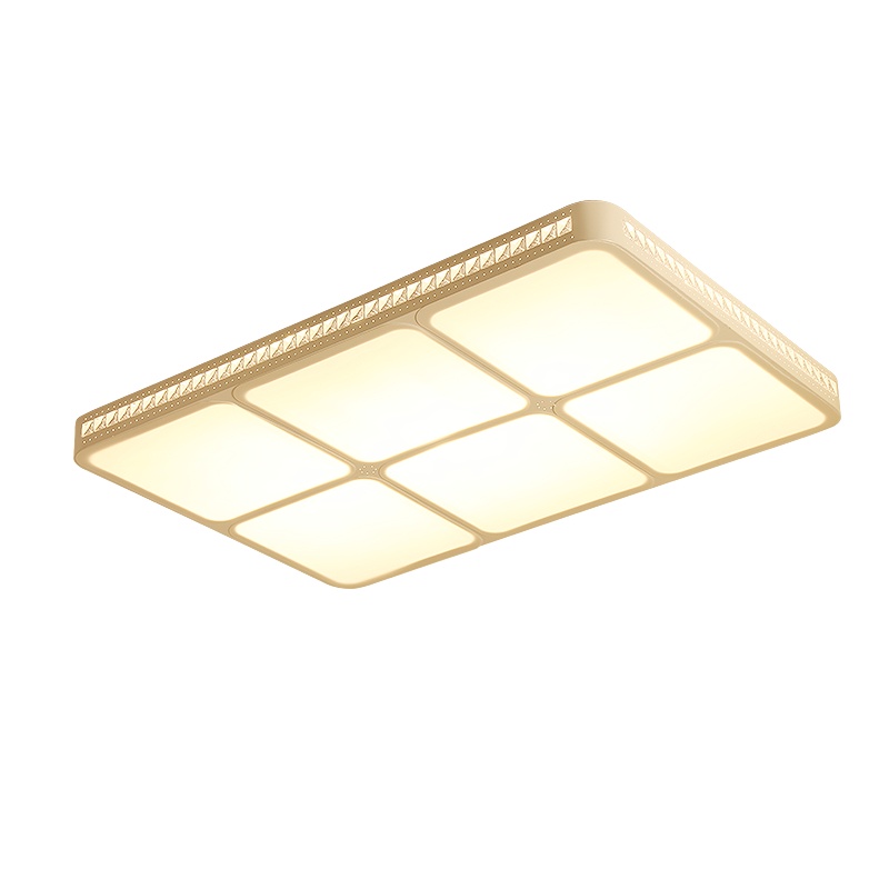 Grevol品拓PINTUO吸顶灯LED客厅灯北欧简约现代吸顶灯铁艺客厅灯大气家用长方形大厅卧室灯餐厅灯灯具30M2