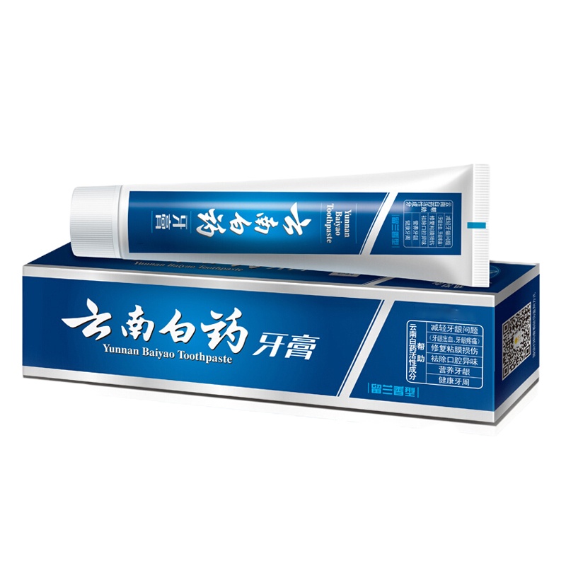 云南白药(YUNNAN BAIYAO) 牙膏 100g 留兰香型