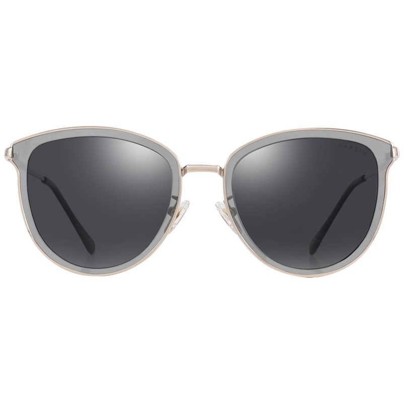 帕森PARZIN 偏光太阳镜女 宋祖儿明星同款 轻盈TR90镜框复古潮女士开车全框墨镜 9896