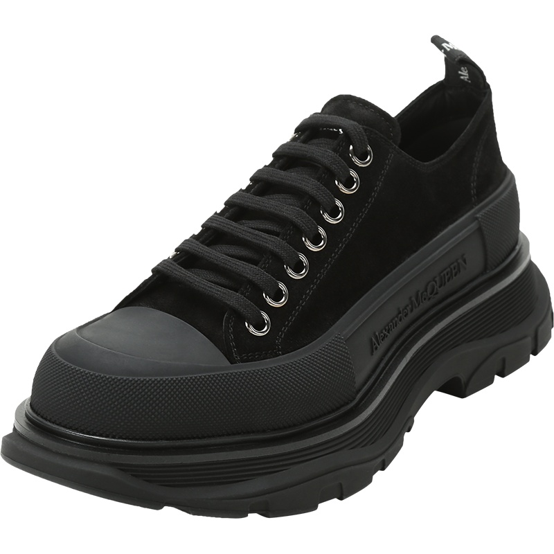 ALEXANDER MCQUEEN 亚历山大·麦昆 男士 绒面皮革系带厚底休闲鞋 627225 WHBGU