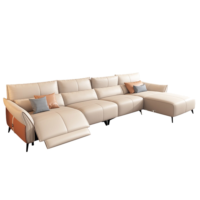 德致现代轻奢真皮沙发极简真皮电动功能沙发客厅家用组合小户型