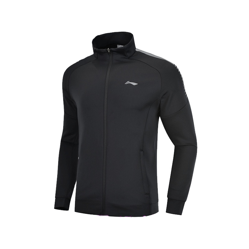 [自营]李宁春季男士篮球系列修身开衫休闲卫衣AWDP151