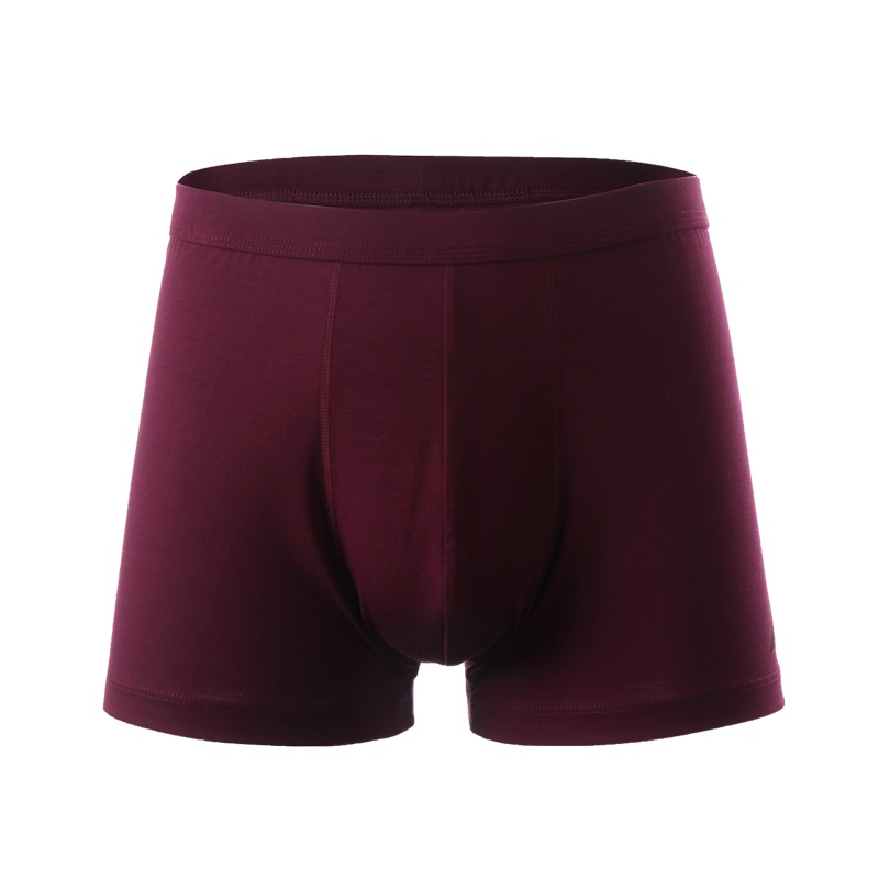 诺帝卡/Nautica100支丝光细莫代尔平板腰平角内裤男款