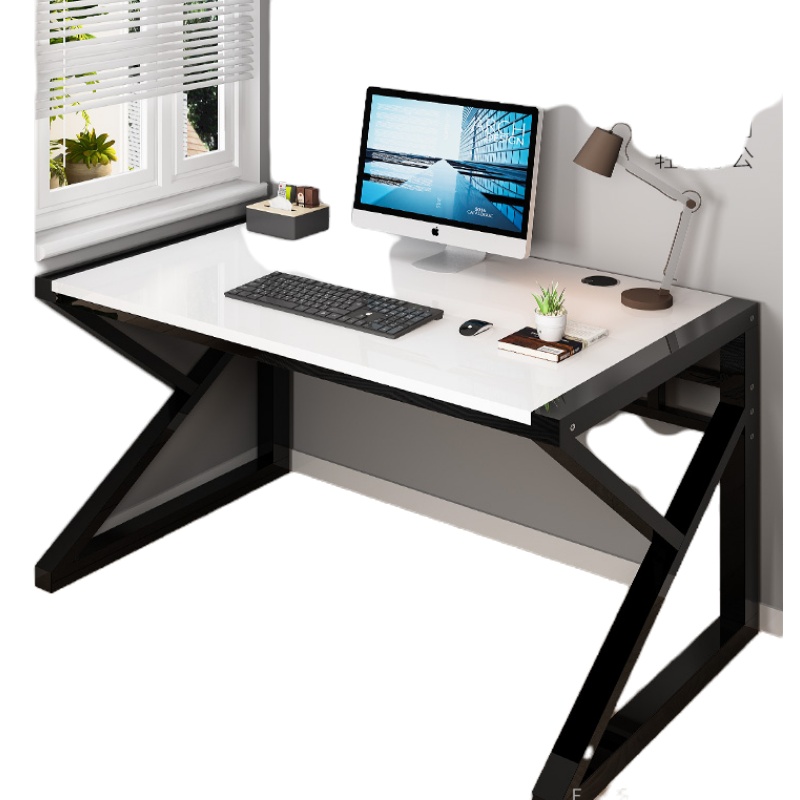 顶鸿DH-HY0355 钢木办公桌1.2米加大加固职员工作位多功能家用台式卧习桌子 室写字台学双人款