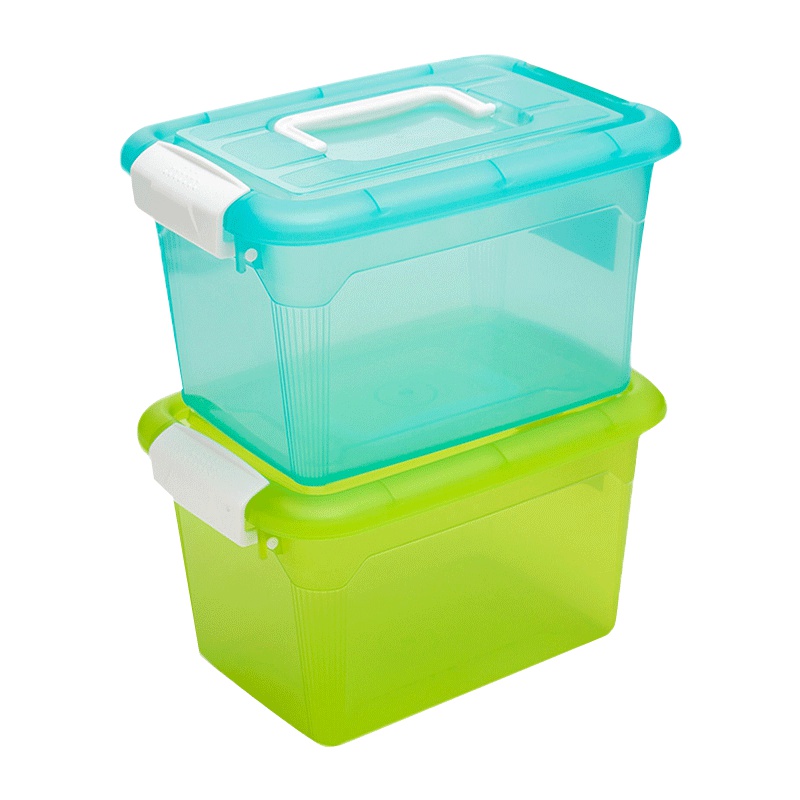 禧天龙citylong6L小号手提箱 便携百纳箱糖果色收纳箱 整理箱 收纳筐