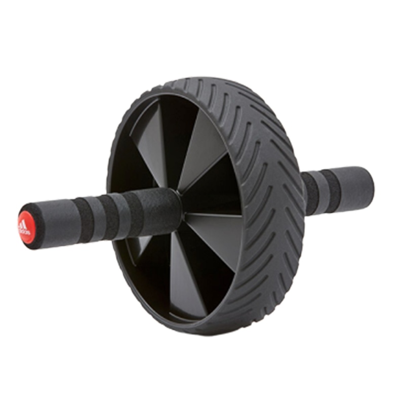 阿迪达斯(adidas)单轮滚轮 健腹轮静音腹肌轮健腹器健身器材男女家用 ADAC-11404