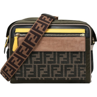 FENDI 男士织物单肩斜挎包信差包 7VA487 AD1I