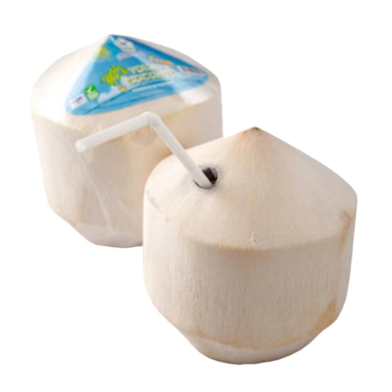 [五个农民]泰国奶香椰青 2个装 单果600-800g 新鲜椰子送开椰器