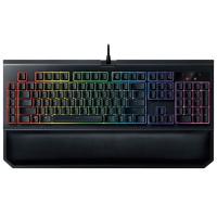 雷蛇Razer 黑寡妇蜘蛛幻彩版V2 游戏竞技有线机械键盘 109键-绿轴 绿色