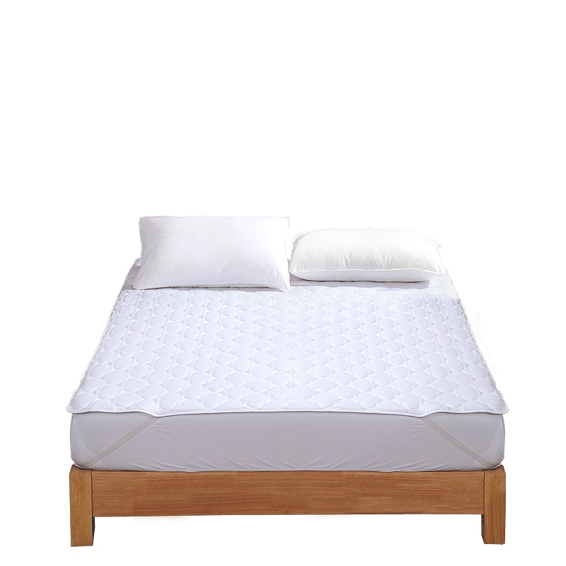 富安娜(FUANNA)家纺圣之花四季亲肤薄床垫子1.8m米可水洗防滑纯色床褥子简约风褥垫被 轻柔薄床垫