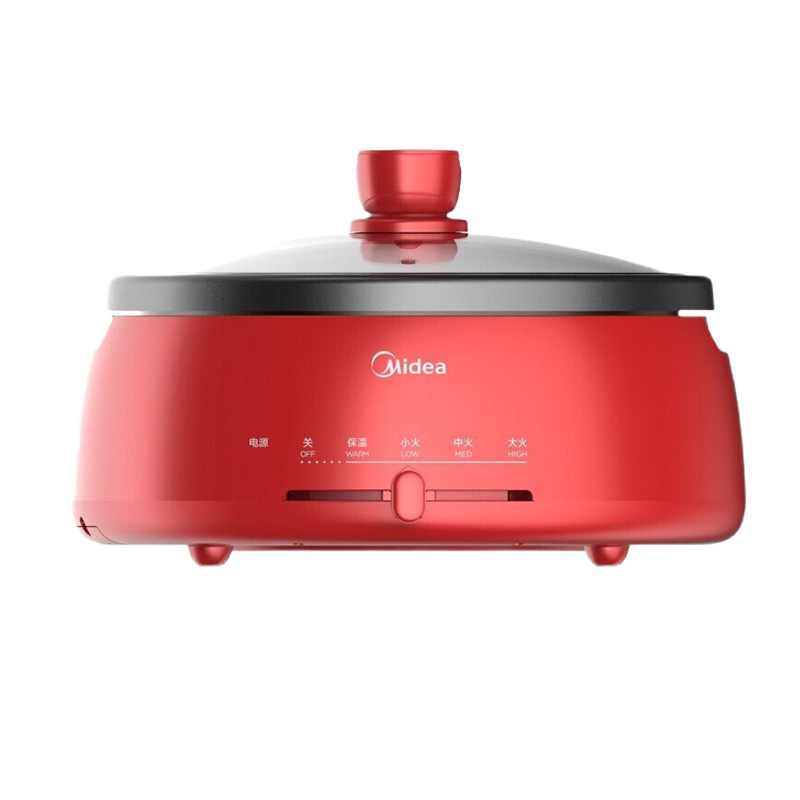 美的(Midea)多用途锅 家用电火锅电炒锅电蒸锅多功能锅4L大容量电热锅 商场同款 DH2851