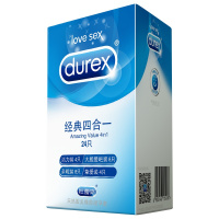 杜蕾斯(Durex) 避孕套 经典四合一 24只装+超薄3 共27只 安全套 标准款 男用成人计生情趣用品