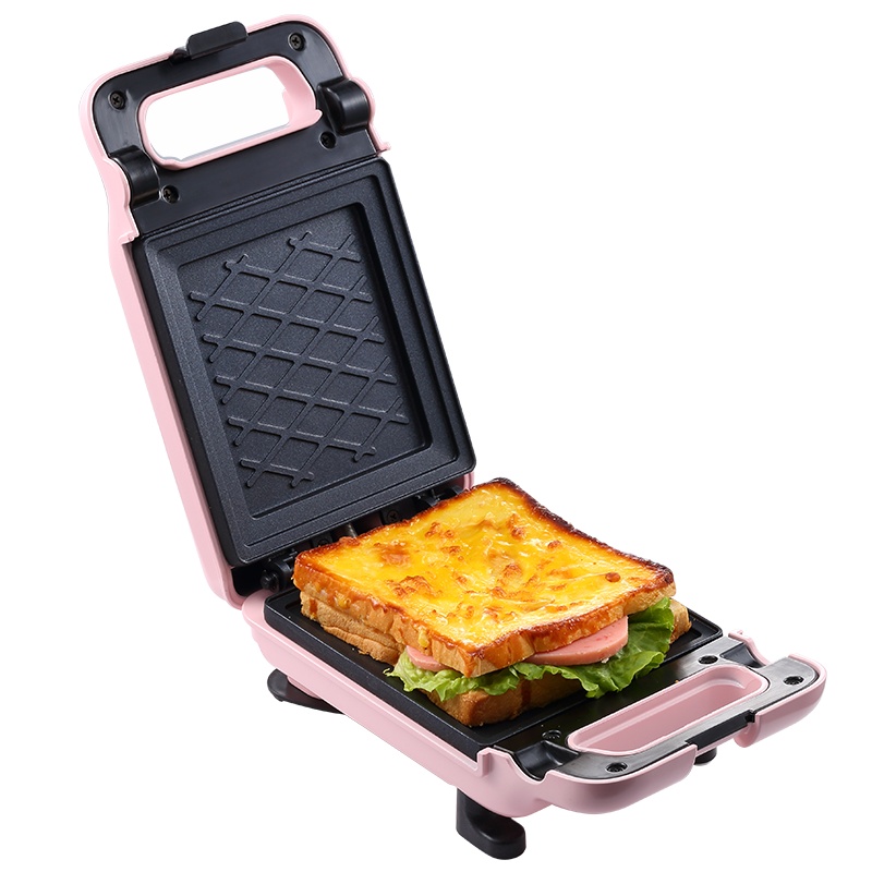 金正(NiNTAUS)三明治机 三明治早餐机早餐机多功能 早餐机家用小型 早餐 全自动轻食机JZK-601 粉色