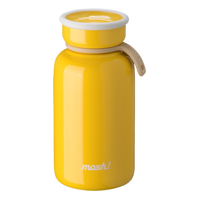 日本mosh!保温杯保冷杯拿铁系列 450ml 黄色