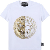 VERSACE JEANS COUTURE 范思哲 女士 棉质圆领短袖T恤 B2HVA7G0 30314