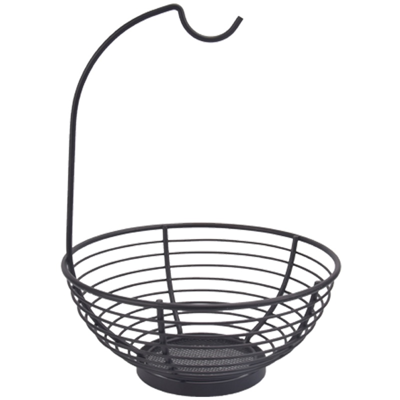 DOUBLE COSMOS 北欧ins铁艺水果篮 厨房挂架家用客厅水果收纳篮创意果篮水果篮 SYB298