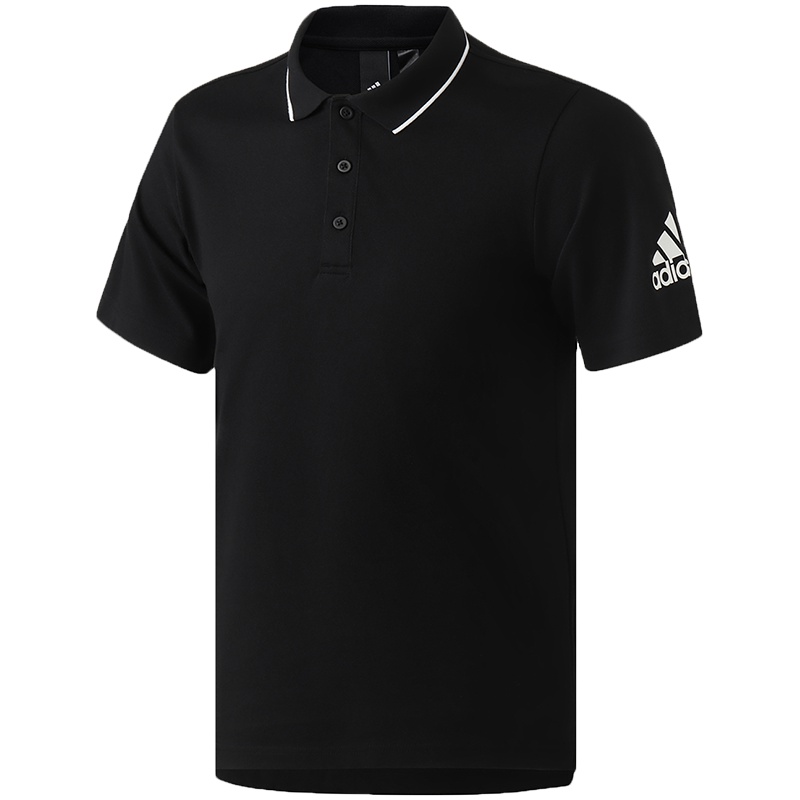 阿迪达斯男服短袖POLO衫翻领休闲运动服DV0946