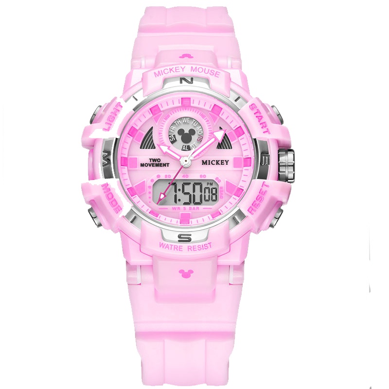 迪士尼(Disney)儿童手表多功能运动电子表小学生男童男孩防水户外小学生炫酷腕表