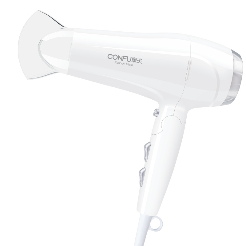 康夫(CONFU)电吹风机 6档冷热风调节 2200W大功率 过热保护 折叠便携 家用发廊吹风筒KF-3130