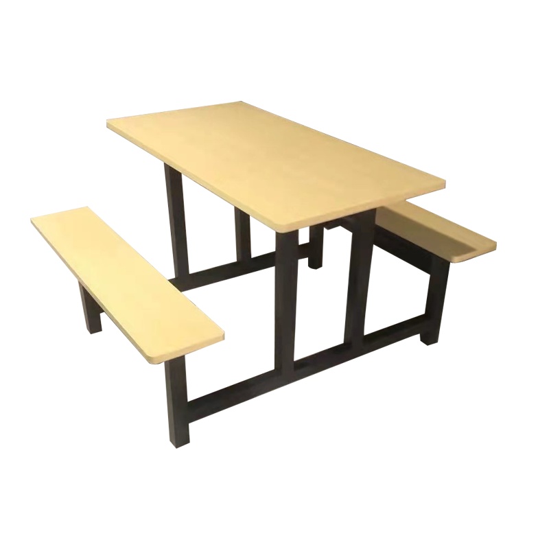 三金鑫 学校食堂公司员工餐厅餐桌椅组合4人位快餐桌椅快餐店奶茶店桌椅组合