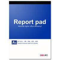 得力(deli) 7712 拍纸本 企划计算 草稿 速写涂鸦本 A5 70页 XHJ 单本装