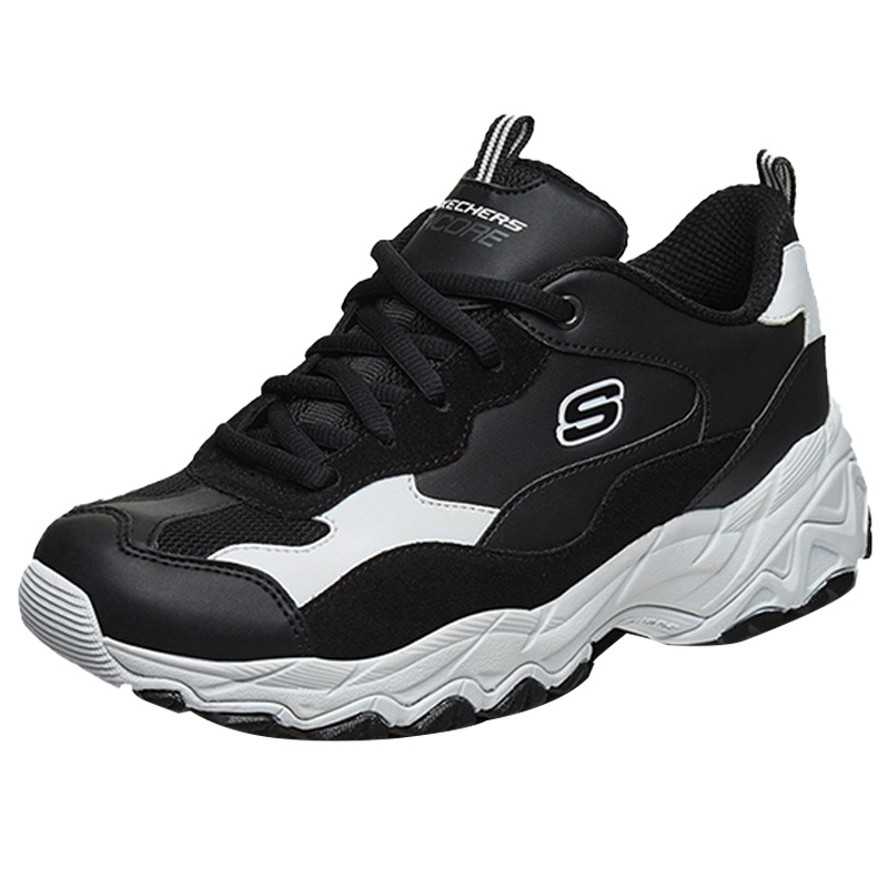 skechers斯凯奇熊猫鞋女鞋新款复古厚底老爹鞋运动休闲鞋88888360