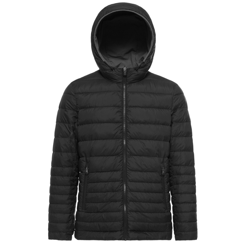 波司登轻薄羽绒服男士短款休闲双面可穿防寒连帽外套