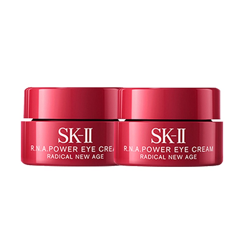 [国内装柜版*中小样]SK-II微肌因修护焕采眼霜2.5g 2支装 大眼眼霜精华sk2sk-ii