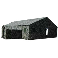 师级指挥所帐篷10×22m 带4个耳房