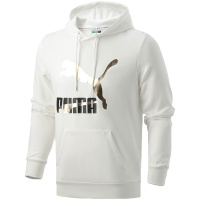 【自营】PUMA彪马男装LOGO款运动服休闲连帽卫衣531370