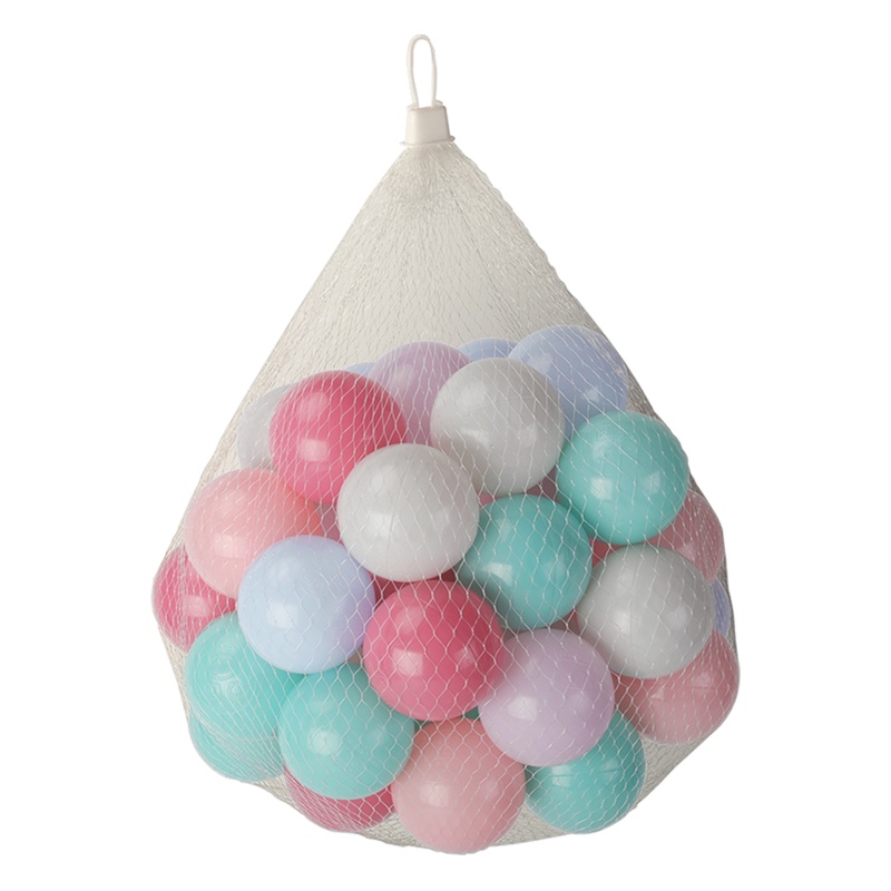 babycare海洋球 室内家用婴儿童玩具球彩色波波球宝宝围栏海洋球池 50个经典款