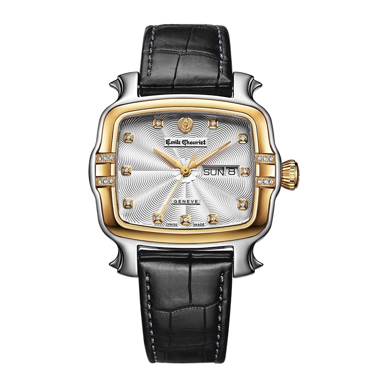艾米龙(Emile Chouriet)手表明珠系列 黑色皮带机械男表09.3883.G.6.J.22.2
