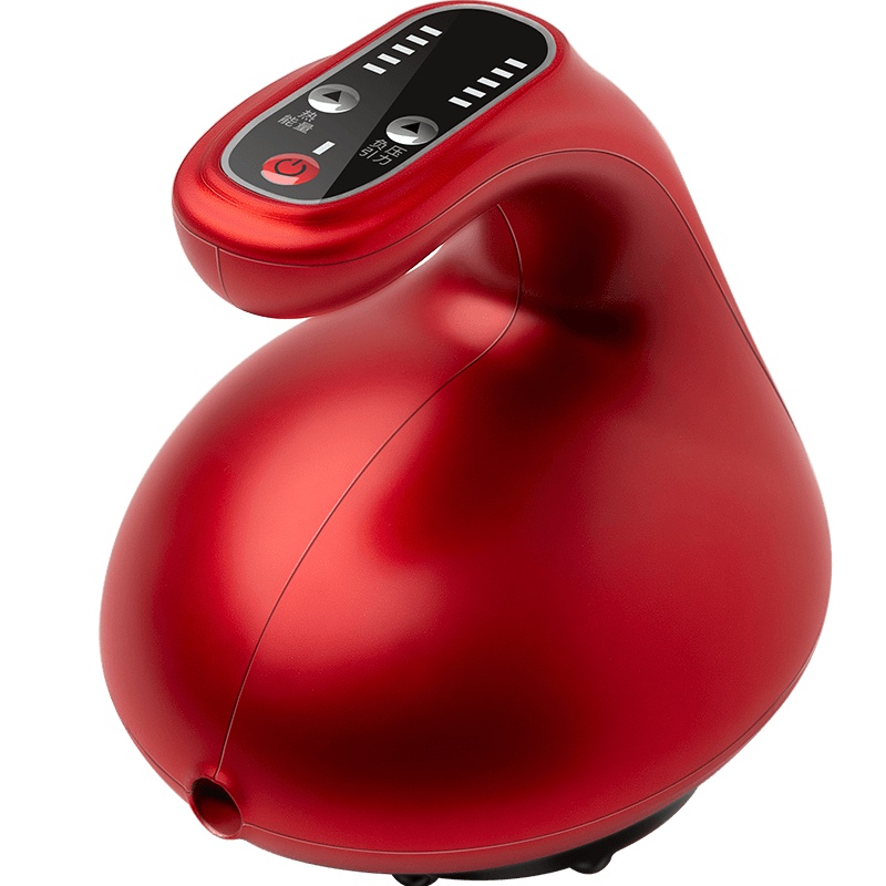 电动刮痧仪器拔罐经络疏通仪吸痧按摩器家用（款式之一插电款9挡吸力热度）