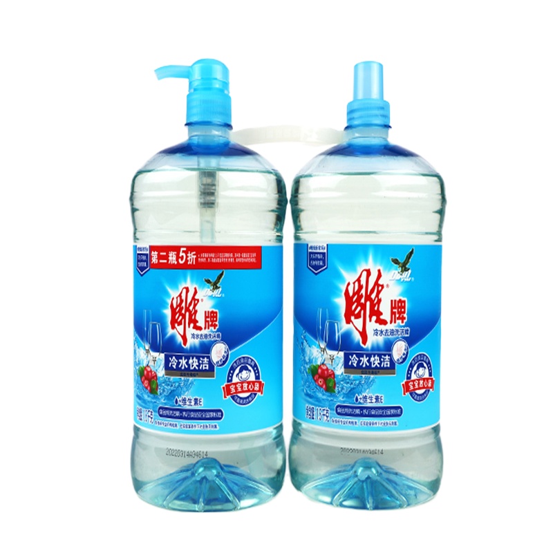 DP 雕牌洗洁精快洁去油1.5kg*6/箱 家用厨房清洁剂