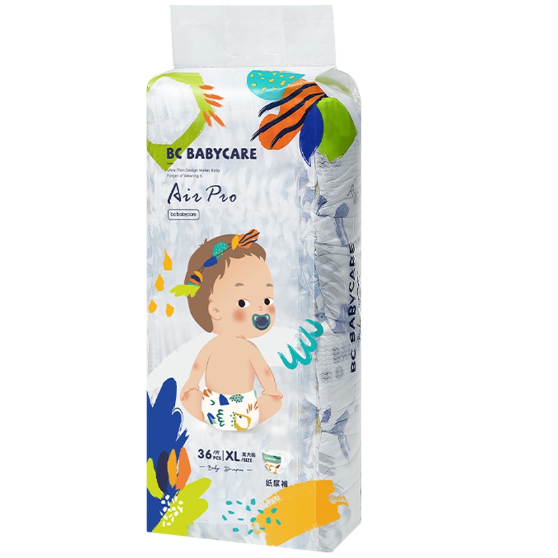 babycare BBC纸尿裤Air Pro超薄BC拉拉裤干爽透气弱酸日用防过敏尿不湿非拉拉裤XL36(12-17kg)