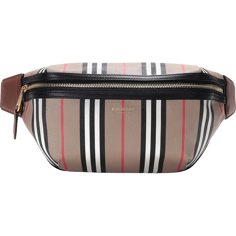 BURBERRY 博柏利 男女通用款 环保帆布胸包斜挎包腰包 80268381
