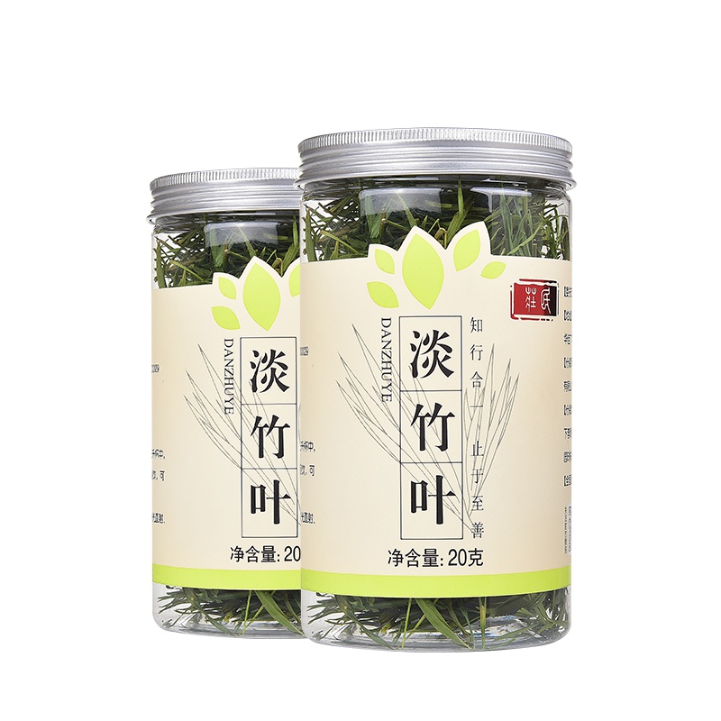 庄民 (zhuang min)淡竹叶茶20g/罐*2 共40g 蒲公英薏米搭配伴侣 鲜嫩竹叶晒干 竹叶茶