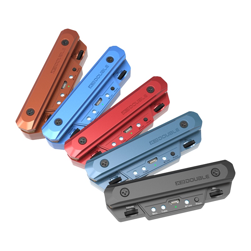 DOUBLE吉他拾音器带打板免开孔民谣木吉他电箱扩音器X0拾音器 乐器配件