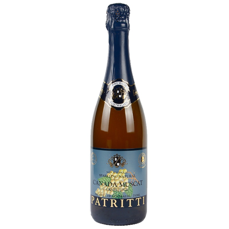 香萃酒庄香萃无醇无酒精红白起泡酒汁 750ml单瓶整箱装 澳大利亚原瓶进口红白葡萄汁 加拿大麝香六支装750ml*6