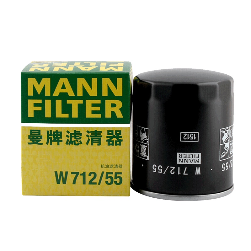 曼牌(MANN)机滤W712/55适配荣威/名爵/锐行/圣达菲/景逸/景逸X5/众泰/大迈X7/汉腾X7