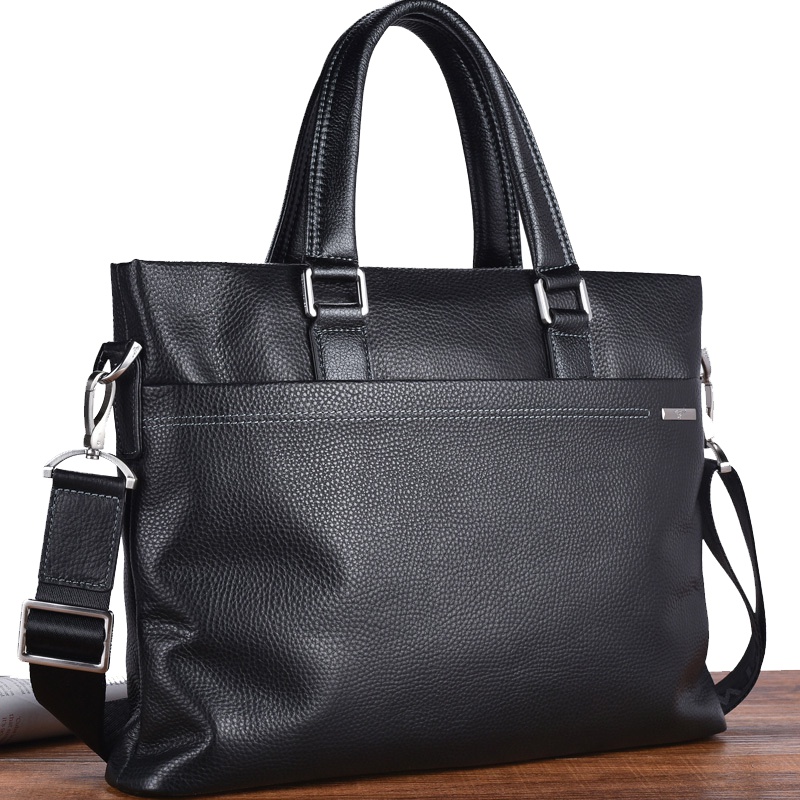 七匹狼商务手提包电脑公文皮包38*6*28厘米