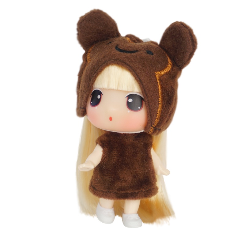 女孩男孩玩具生日礼物冬己9CM生肖娃娃FDE0903猴