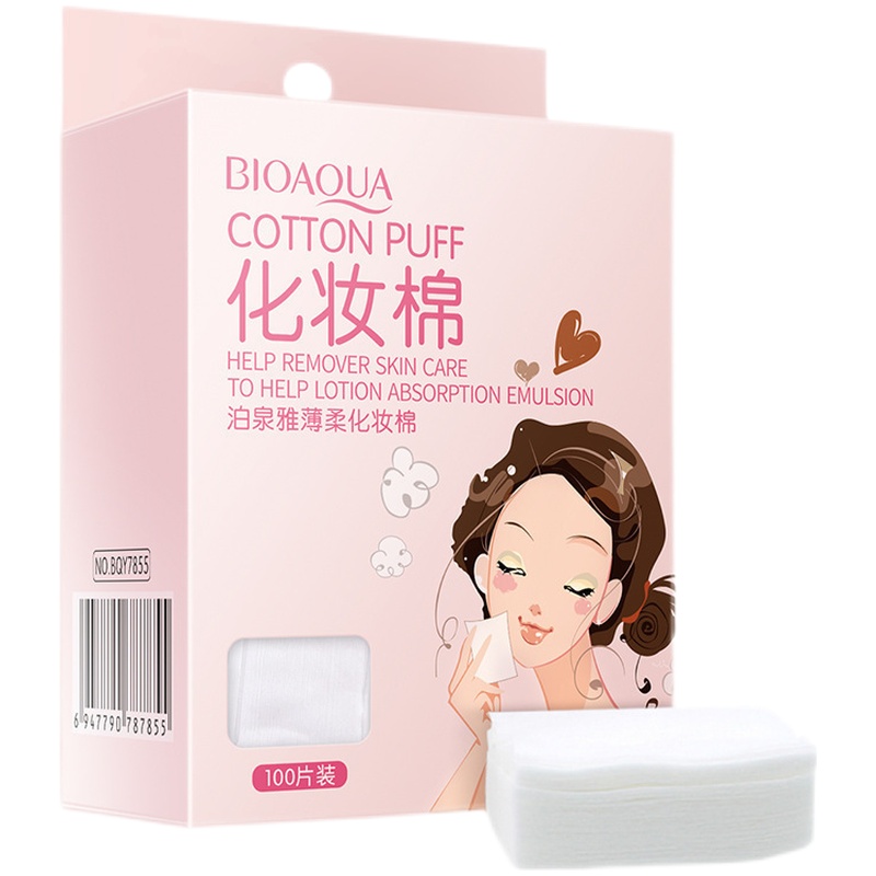 泊泉雅薄柔化妆棉(100片/盒)