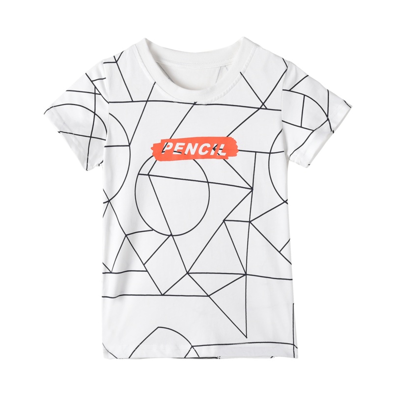 铅笔俱乐部童装2020夏装新男童圆领T恤小童宝宝短袖儿童棉质上衣
