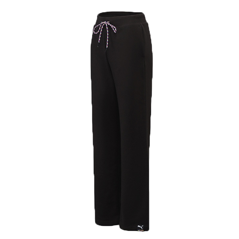 PUMA彪马裤子女裤2021春季新款长裤直筒裤宽松阔腿裤运动裤531359