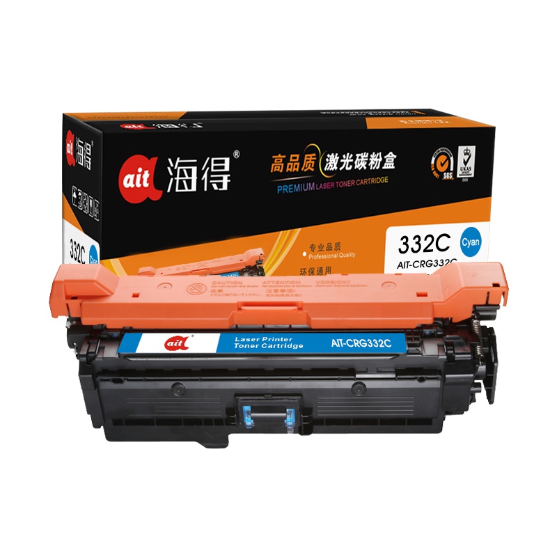 Ait海得 CRG332C硒鼓 专业版 AIT-7780C蓝色 适用佳能CRG-332C LBP 7780 Cx 打印机