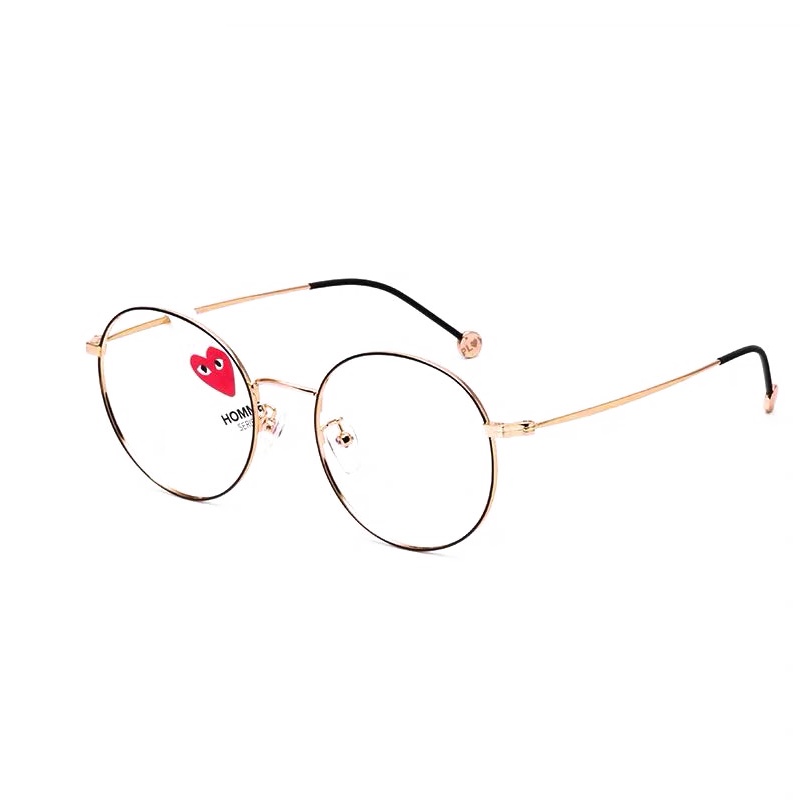川久保玲韩版可配近视眼镜框女张云雷同款眼睛架男复古圆脸网红款