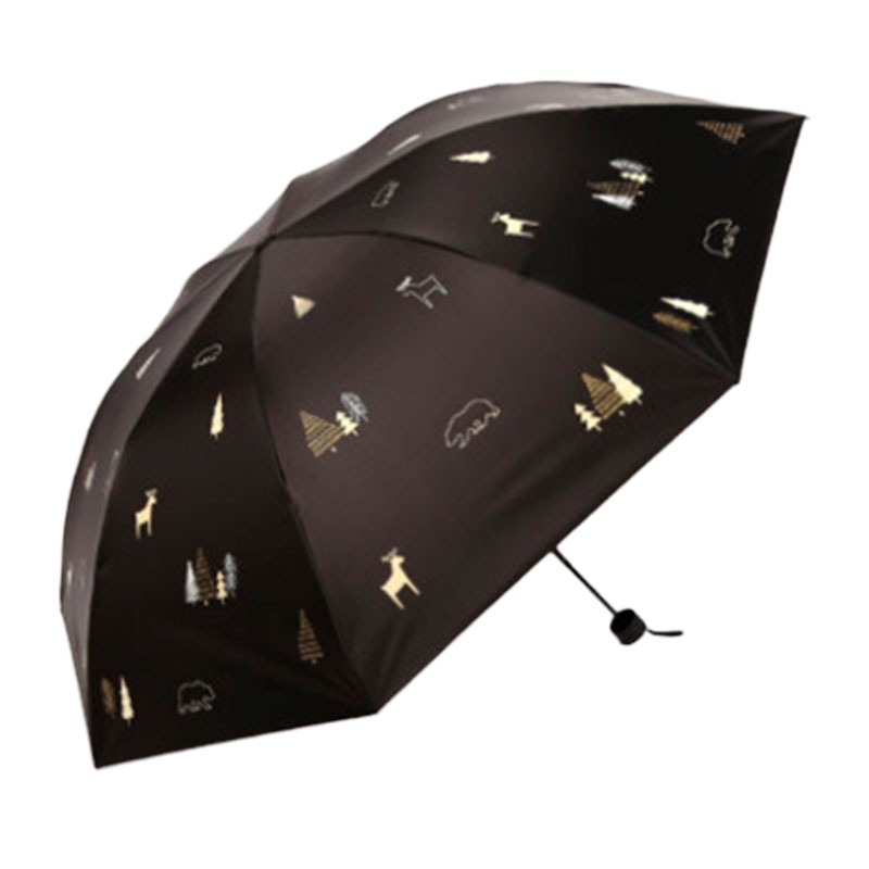 天堂33659E三折伞三折叠两用晴雨伞